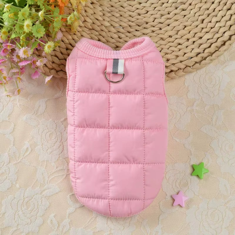 Winter Warm Dog Coat Jacket Windproof Dog Clothes for Small Dogs Padded Clothing Chihuahua Clothes Pet Supplies