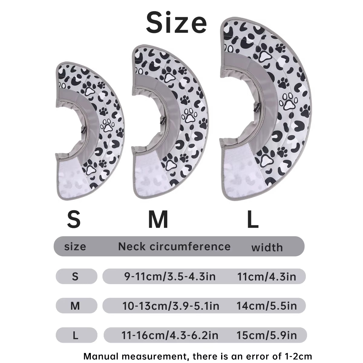 1Pc Soft Cat Recovery Collar,Protective Adjustable Pet Cone Collar for after Surgery,Comfortable Lightweight Elizabethan Collar