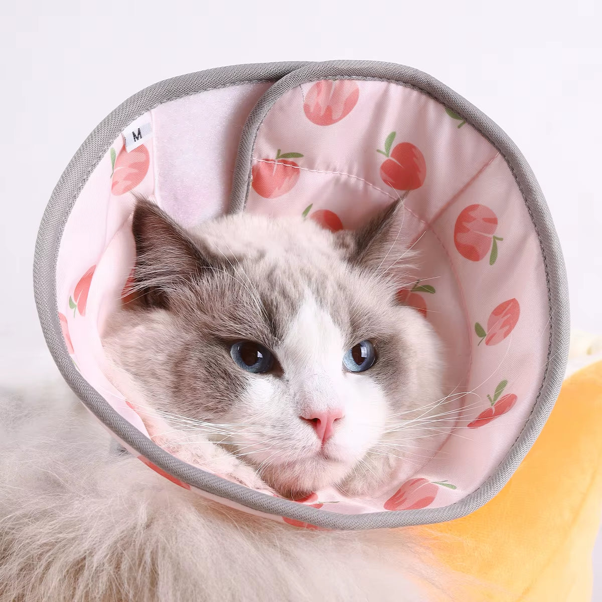 1Pc Soft Cat Recovery Collar,Protective Adjustable Pet Cone Collar for after Surgery,Comfortable Lightweight Elizabethan Collar