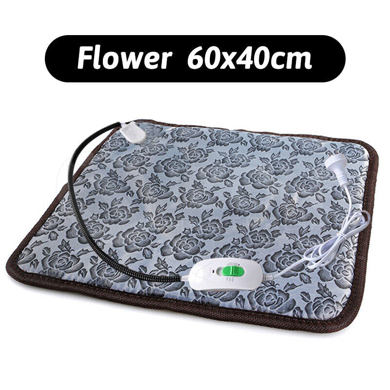 Large Pet Electric Heat Mat AU Plug Warmer Pad Blanket Waterproof Dog Cushion