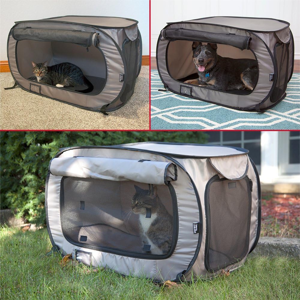 Large Pop Open Kennel, Portable Cat Cage Kennel, Waterproof Pet Bed, Carrier Collection