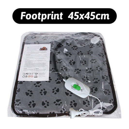 Large Pet Electric Heat Mat AU Plug Warmer Pad Blanket Waterproof Dog Cushion