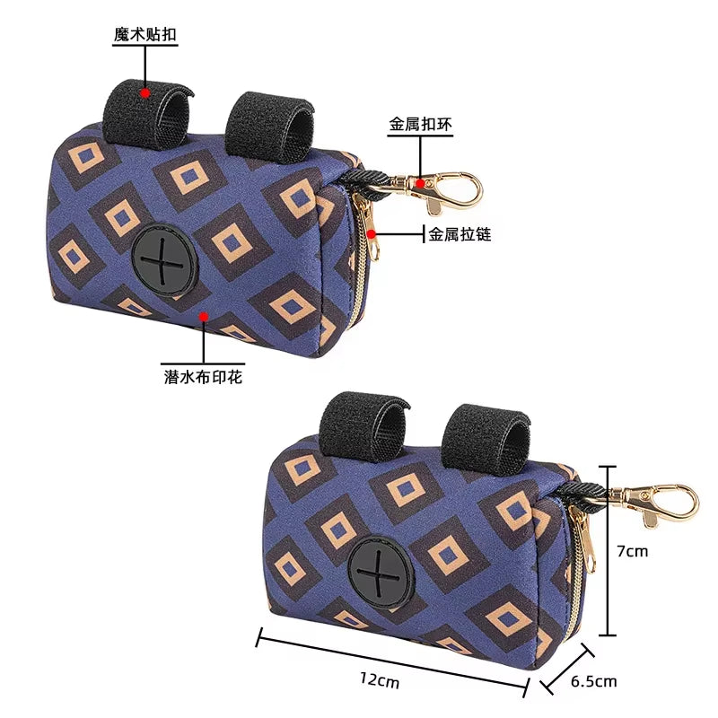 Portable Dog Poop Biodegradable Bag Dispenser Pouch Pet Puppy Cat Pick up Poop Bag Holder Pets Supplies Garbage Bags