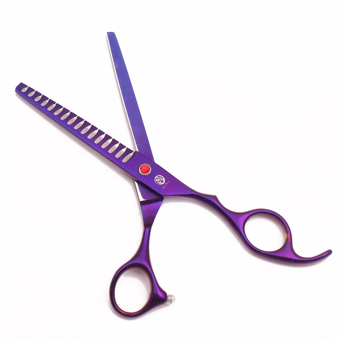 Dog Grooming Scissors Japan Stainless 6.5" 7" Pet Hairdressing Scissors Kit Dog Curved Scissors Thinning Shears Color Comb Z3002