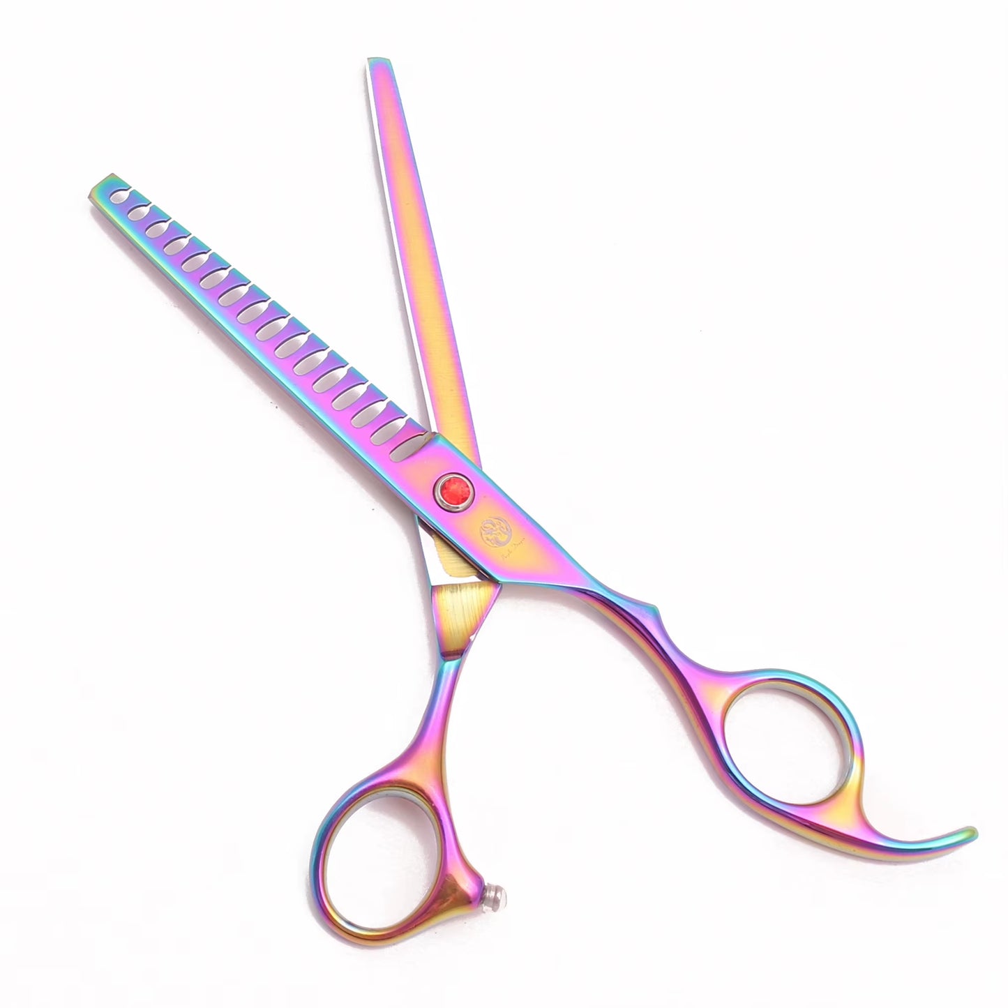 Dog Grooming Scissors Japan Stainless 6.5" 7" Pet Hairdressing Scissors Kit Dog Curved Scissors Thinning Shears Color Comb Z3002