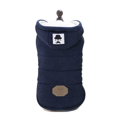 Winter Dog Clothes Thick Warm Clothes for Small Dogs Hooded Puppy Pet Dog Coat Jacket Classic Chihuahua Yorkie Clothing Outfits