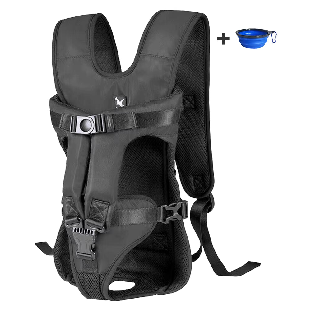 Outdoor Pet Front Dog Carrier Backpacks Adjustable Hands Free Dog Backpack Carrier for Medium Small Dogs