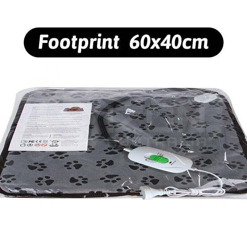 Large Pet Electric Heat Mat AU Plug Warmer Pad Blanket Waterproof Dog Cushion