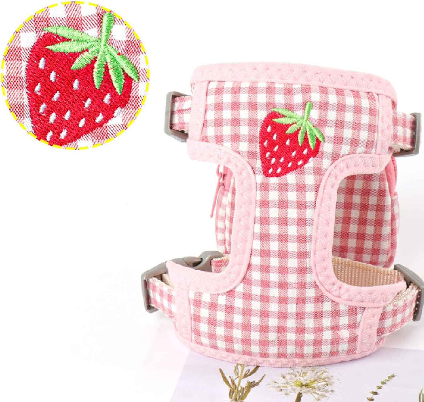 Pet Backpack Harness with Leash for Cat Small Dog Self Mini Carrier Back Pack Pocket Saddle Bags Puppy Bag with Training Lead Leash for Doggie Outdoor Travel Hiking Walking