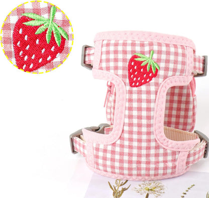 Pet Backpack Harness with Leash for Cat Small Dog Self Mini Carrier Back Pack Pocket Saddle Bags Puppy Bag with Training Lead Leash for Doggie Outdoor Travel Hiking Walking